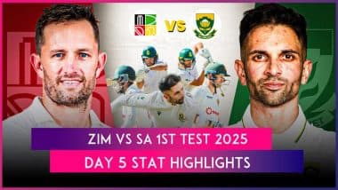 ZIM vs SA 1st Test 2025: Corbin Bosch’s Five-Wicket Haul Sees South Africa Hand Zimbabwe Their Biggest-Ever Defeat by Runs, and Take a 1–0 Lead in Series